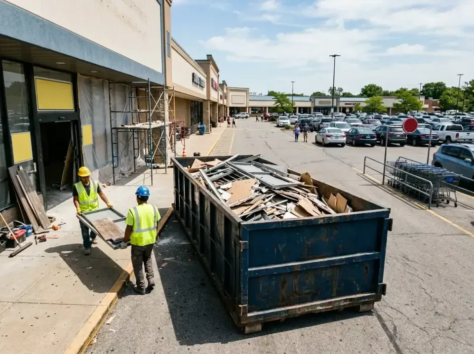 retail-store-renovation-debris-003 — frequently asked questions, Roll-off Dumpster Rentals in Beebe, AR